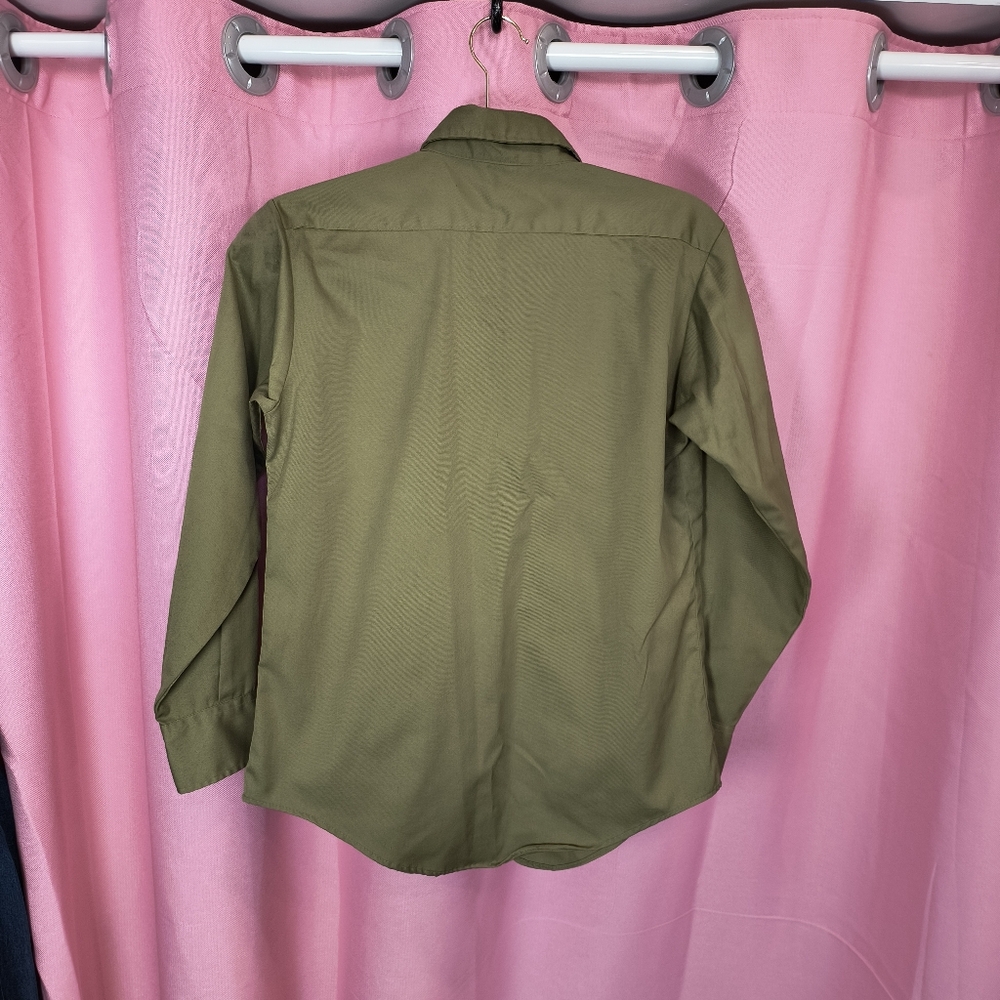 VINTAGE Boy Scouts Of America Shirt Boys Size Small Button Up 60s - Picture 7 of 10